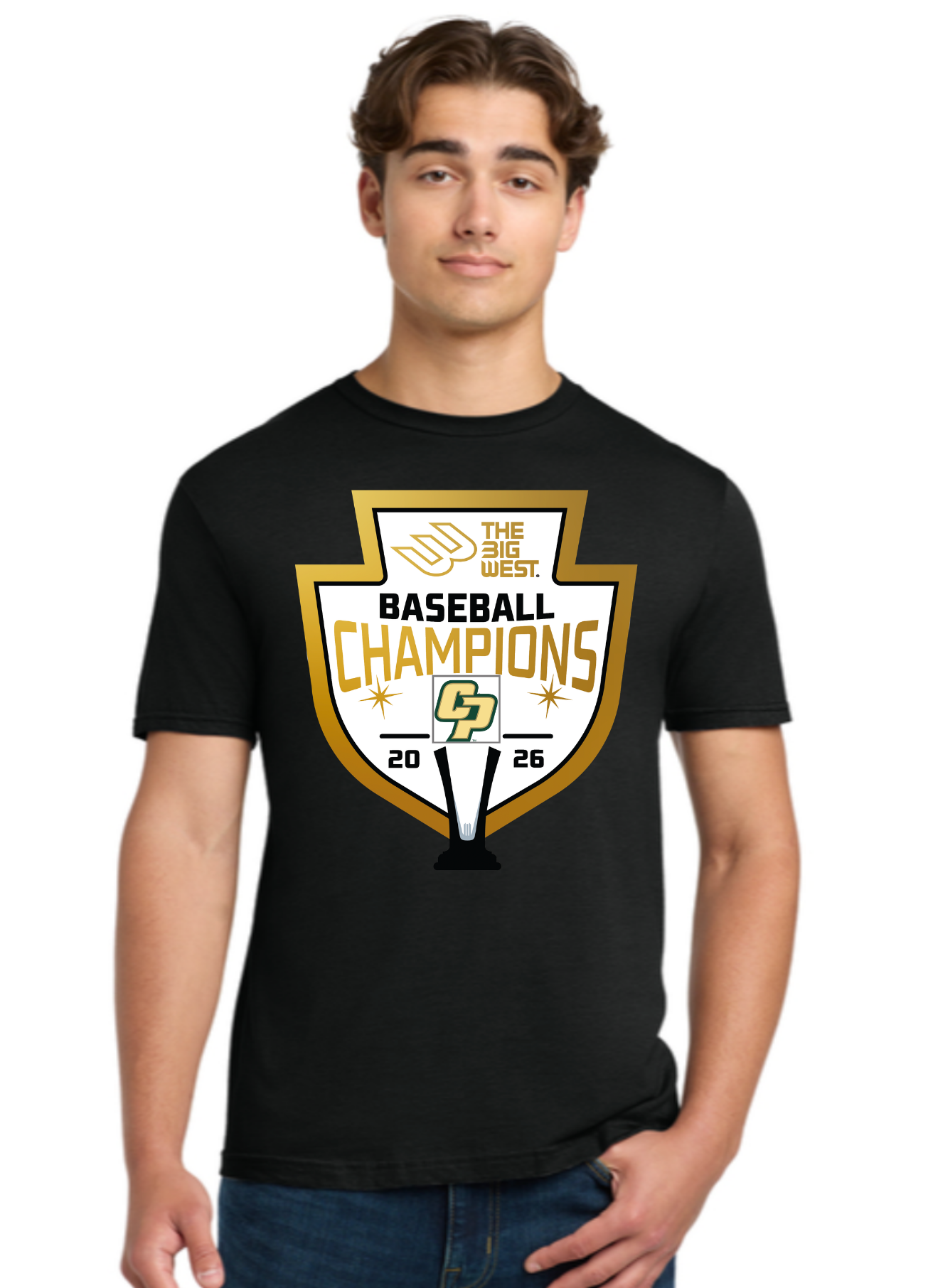 Cal Poly - 2026 Big West Baseball Champions T-Shirt