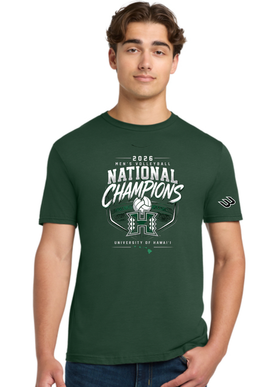 University of Hawai'i - 2026 Men's Volleyball National Champions Tshirt