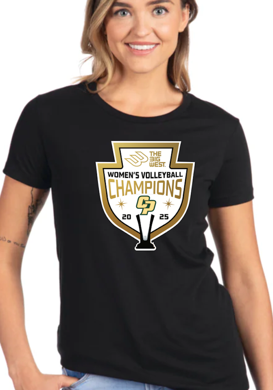 CalPoly - 2025 Women's Volleyball Champions T-Shirt