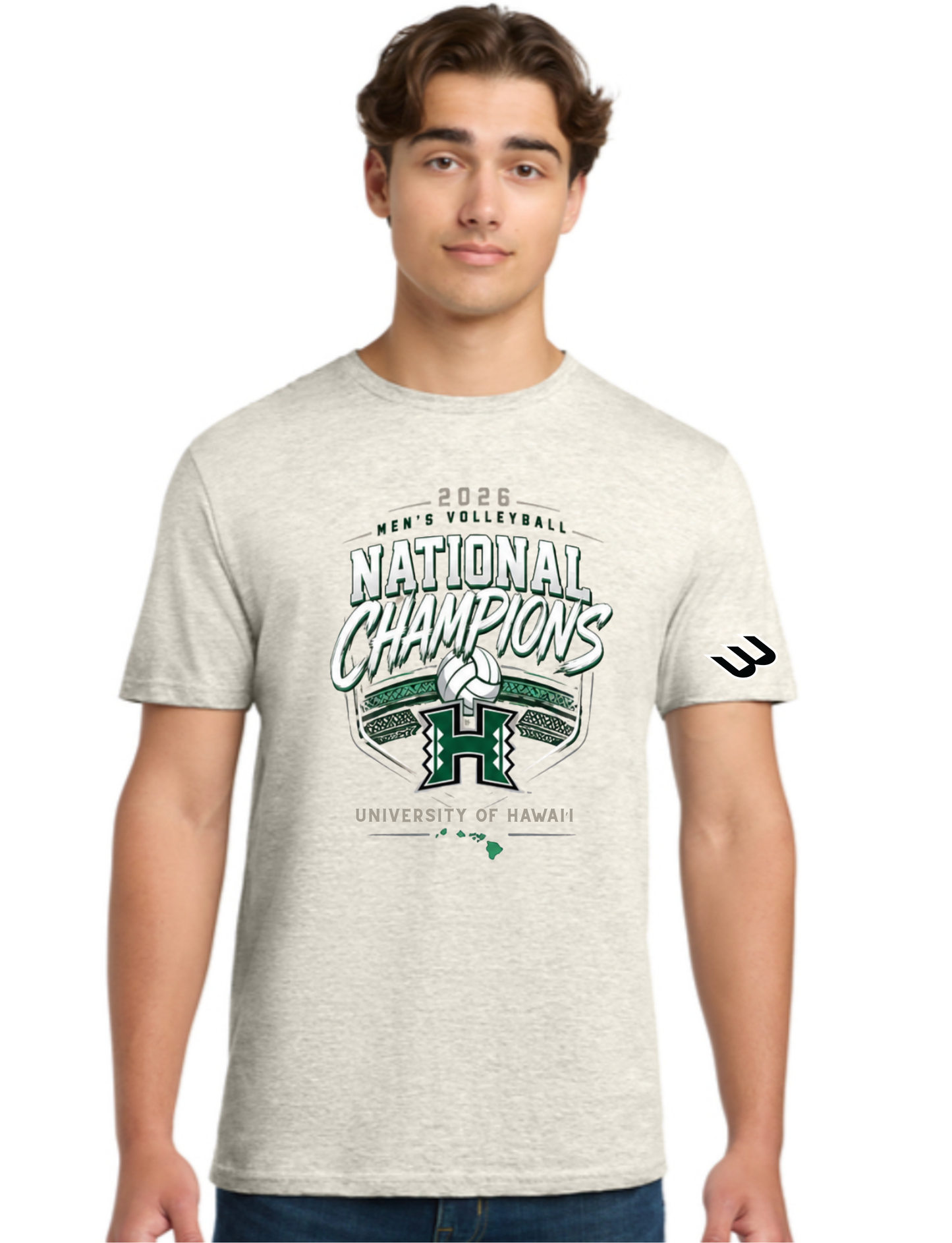 University of Hawai'i - 2026 Men's Volleyball National Champions Tshirt