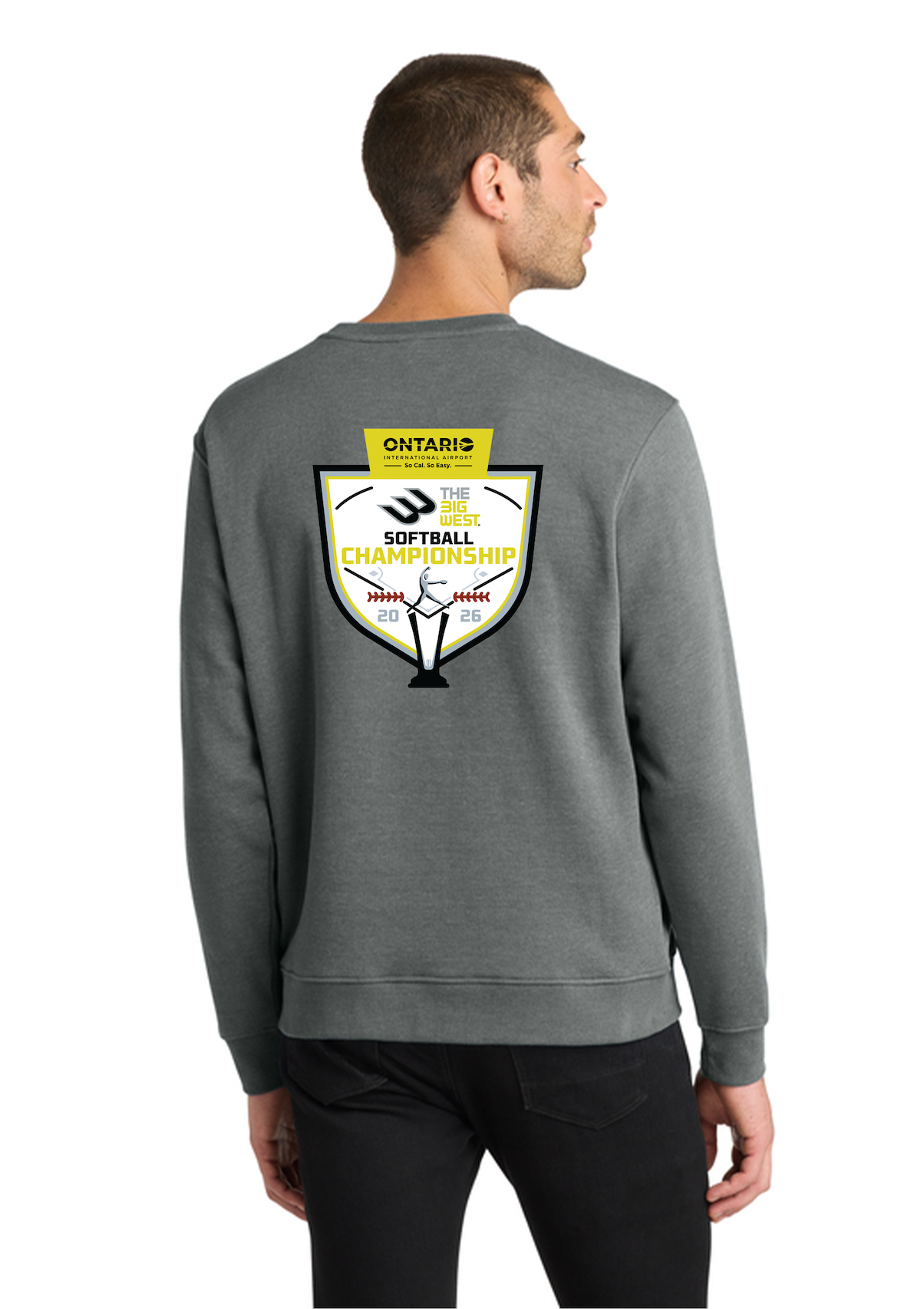 Softball Championship Event Crewneck Sweatshirt