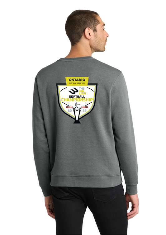 Softball Championship Event Crewneck Sweatshirt