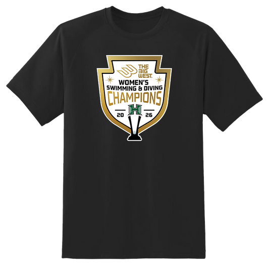 Hawai'i - 2026 Women's Swimming & Diving Champions T-Shirt